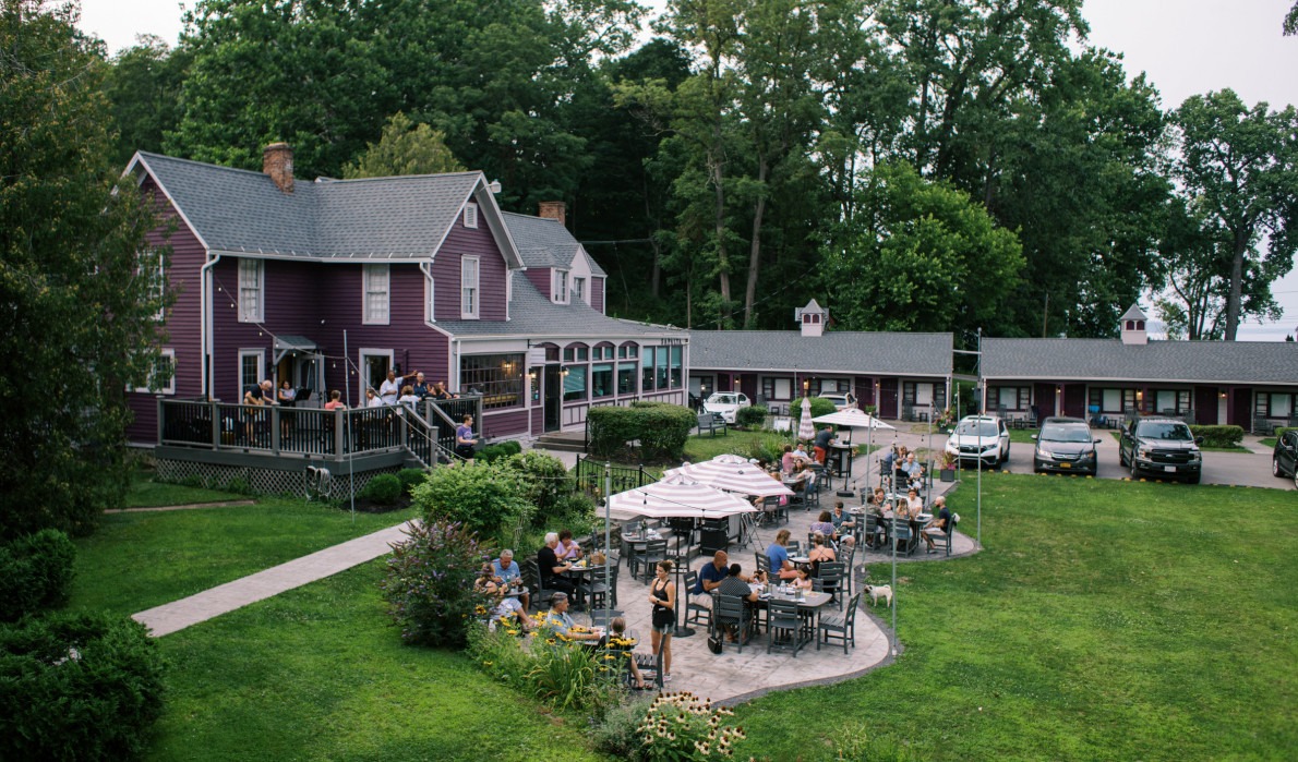 lakefront patio